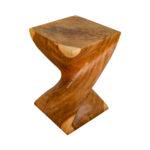 Single Twist Stool – Wooden Stools for Home Furniture