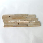 Wood Wall Square Teak 323 White Washed, Natural Wall Cladding for Decoration