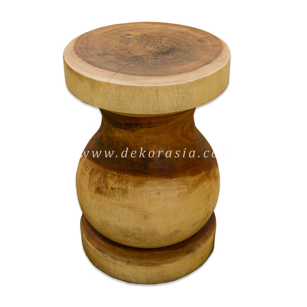 Carved Wooden Stool