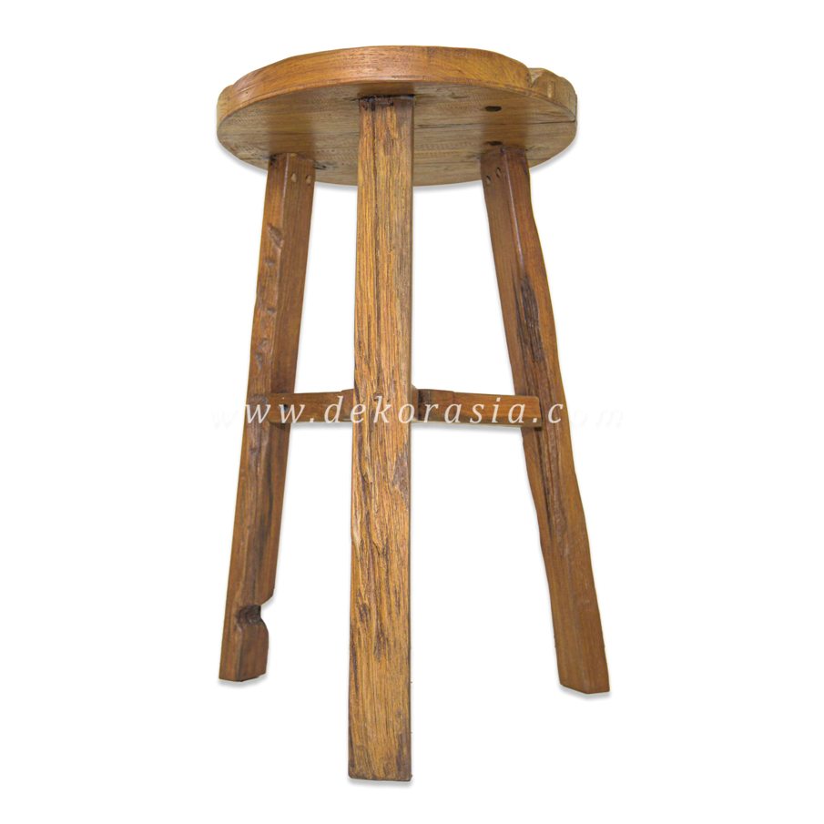 Round Rustic Stool
