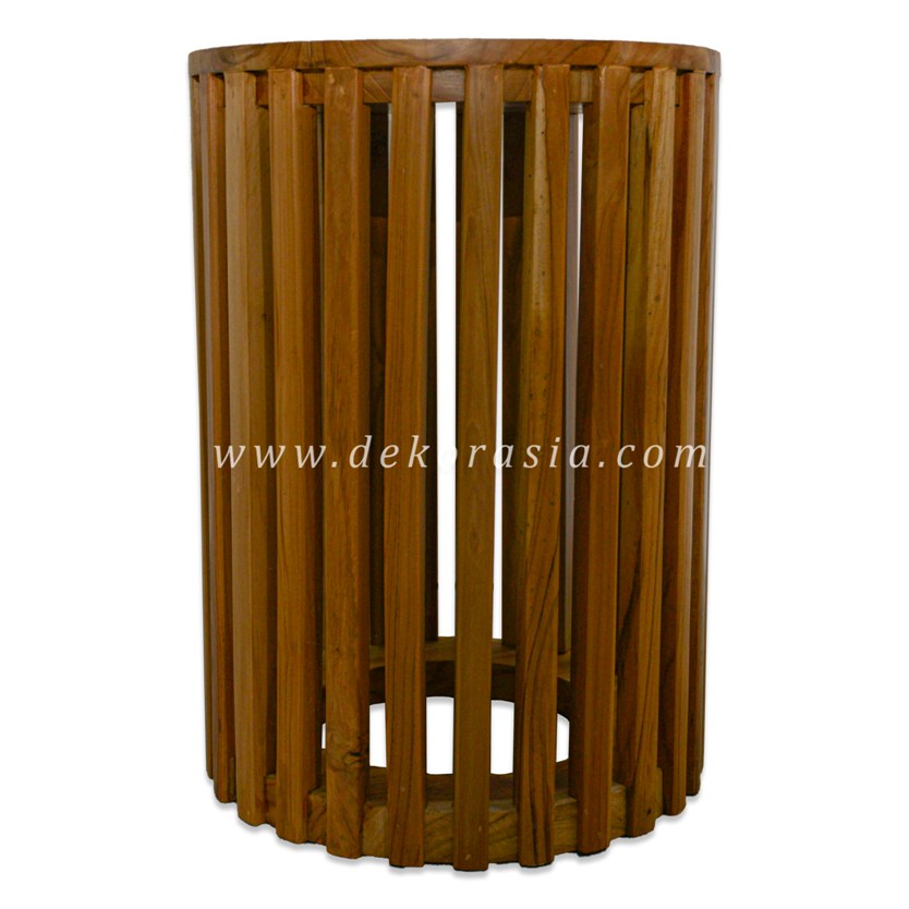 Slatted Wooden Stool