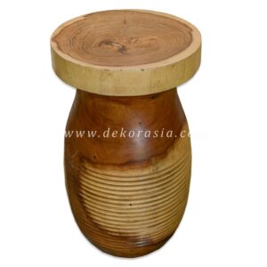 Turned Carved Suar Stool