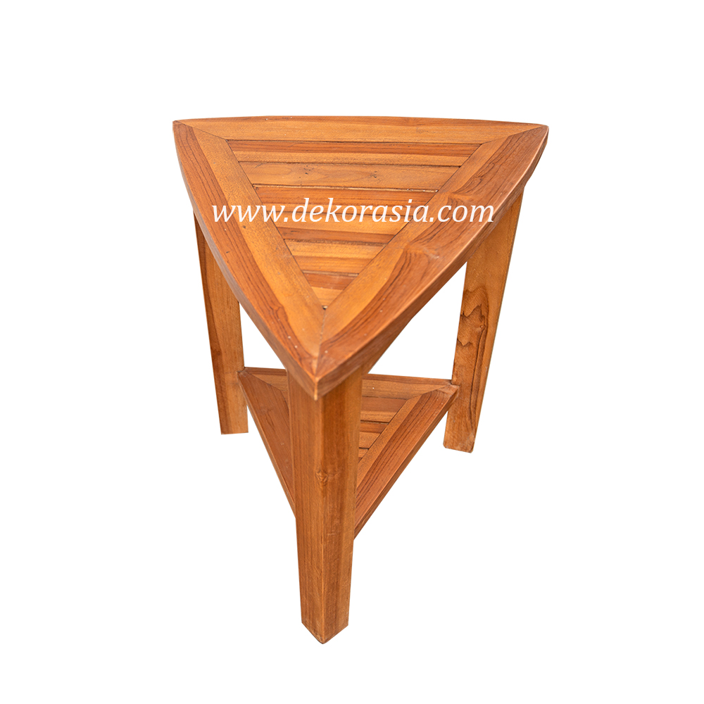 Natural Teak Corner Bench