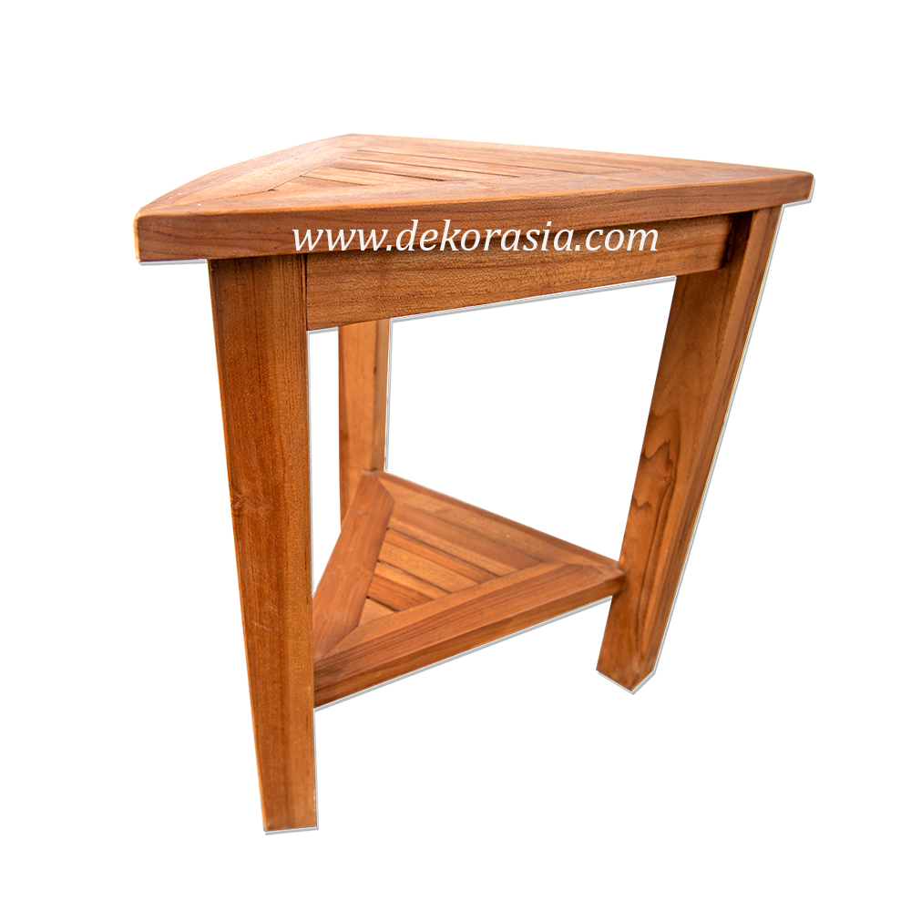 Natural Teak Corner Bench