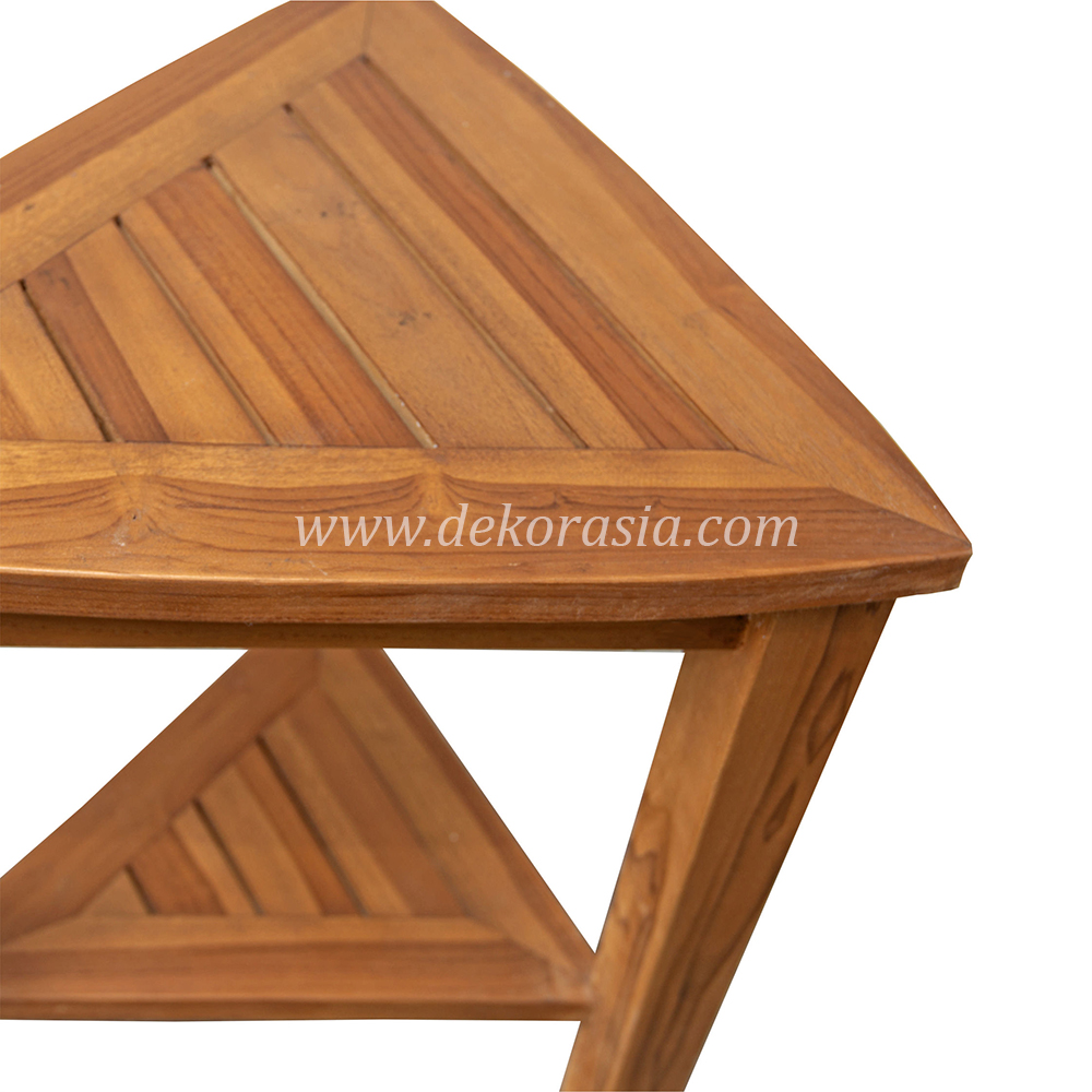 Natural Teak Corner Bench