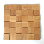 Wood Teak Wall Cladding, Top Quality Teak Wall Cladding Cube for Wall Decoration