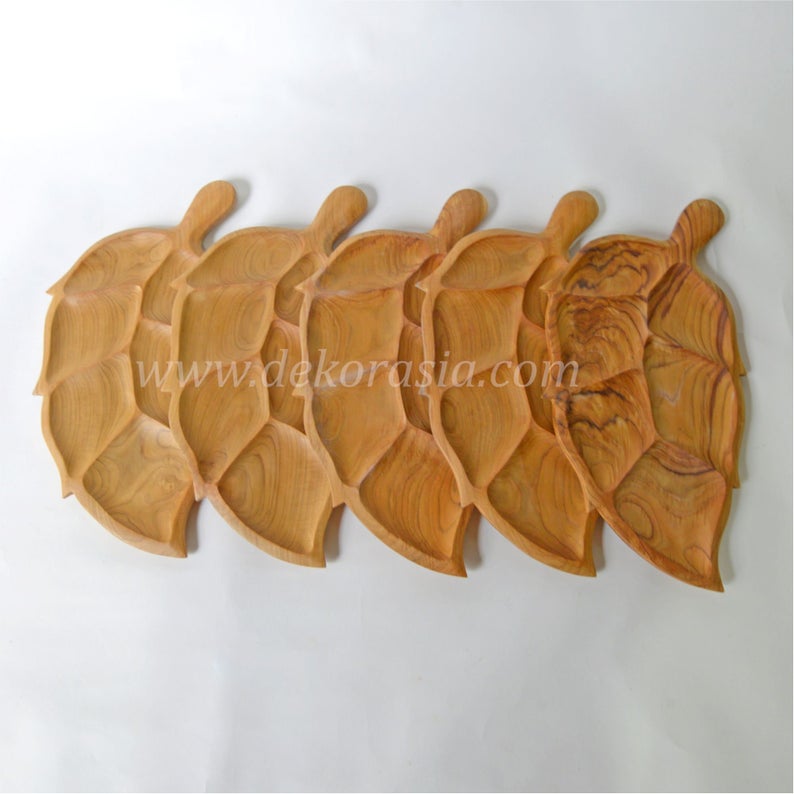 Teak Wood Plates