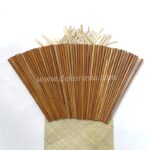 Teak Wooden Chopsticks in Length 9.5 Inches, Natural Chopsticks Wood
