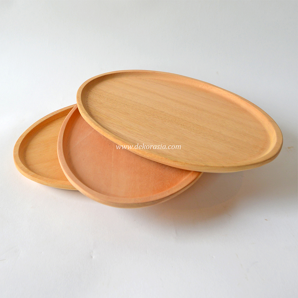 Oval Wood Plate