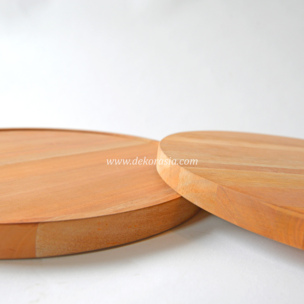 Round Wooden Tray