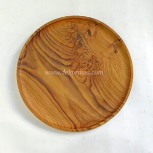 Wood Round Plate